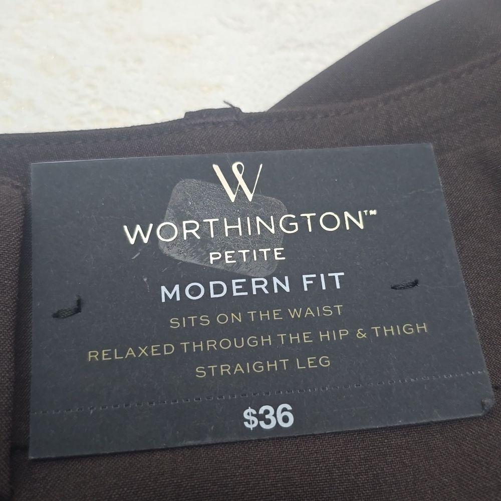 Brown Cropped Pants - Picture 4 of 5